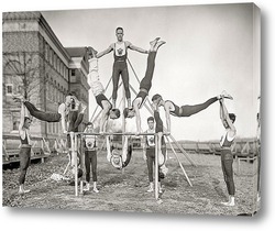   Постер Команда гимнастов «Woodberry Forest», Орэндж, штат Вирджиния, 1910