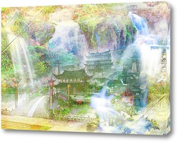   Постер Восточные водопады