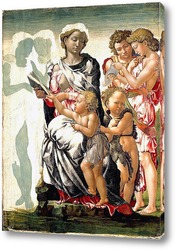   Постер Мадонна с ребенком, Святым Иоанном и ангелами