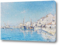   Картина Южный французский рыбный порт Мартига