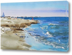   Картина пляж в Лимасоле