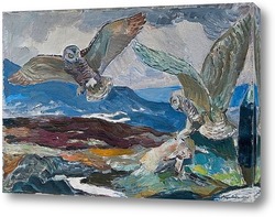   Картина Белые совы