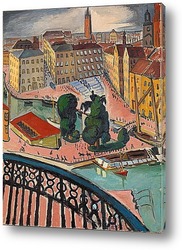  Натюрморт с циниями, 1943