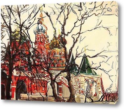   Картина Храм Василия Блаженного