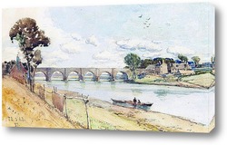   Картина Мост на реке Ди