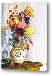   Картина Ваза с хризантемами
