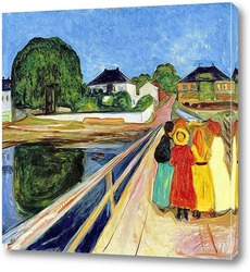   Постер Девушки на мосту