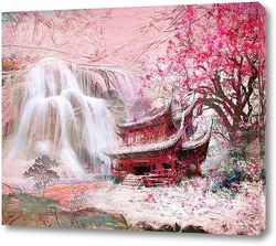   Постер Водопад в Китае