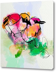   Картина Акварельные пташки