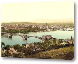   Постер Кобленц, Рейн, Германия.1890-1900 гг