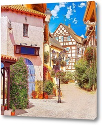   Постер Уютная улочка Испании