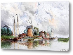   Картина Насосные Мельницы недалеко от Роттердама
