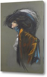   Картина Женщина в шляпе