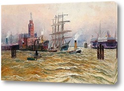   Картина Порт Гамбург