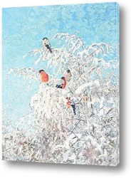   Постер Снегири