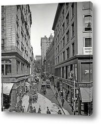    Бромфильд стрит в Бостоне, 1908
