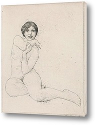    Девушка на корточках, 1911