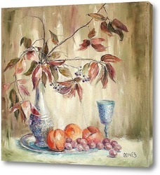    Натюрморт с персиками