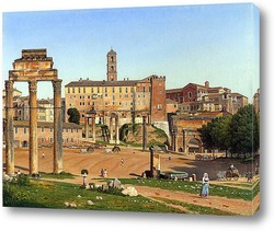   Картина Вид на форуме в Риме (1814)