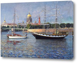   Постер Городской пейзаж Петербурга