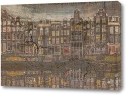   Постер Амстердам архитектура