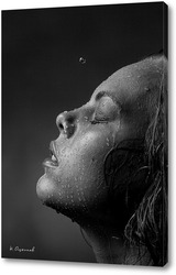   Постер Девушка с мокрым лицм