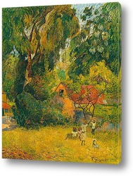   Постер Хижины под деревьями