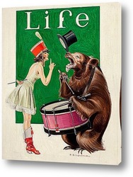    Баланс сил, обложка журнала "Жизнь" , 9 марта 1922