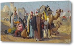   Постер Арабский рынок 
