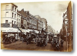  Постер Оксфордская улица, Лондон, 1880-1890