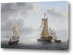   Постер Голландская яхта Адмиралтейства