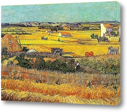  Пшеничное поле позади больницы Сент-Пол, 1889