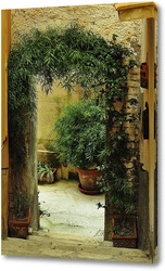   Постер Старый дворик. Гаэта. Италия.