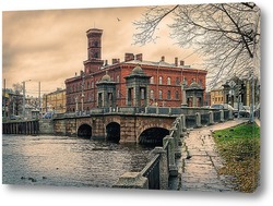    Старо-Калинкин мост в Санкт-Петербурге.