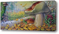   Картина Белый гриб