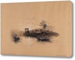   Картина Храм Филе, вид с Нила, Египет