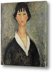   Картина Девушка с черными волосами