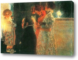   Картина Шуберт за пианино