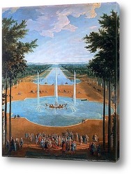   Постер Фонтан Аполлона и большой канал в Версале