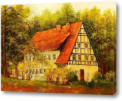   Картина Живописный дом