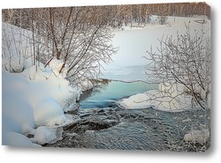    Зимняя речка