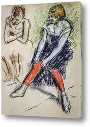    Танцовщица в  красных чулках, 1884
