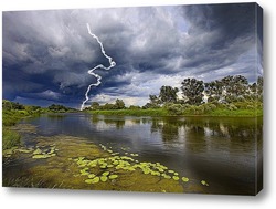   Постер Молния на реке