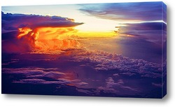   Постер шикарный закат над Кубой