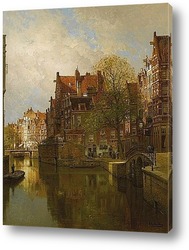   Постер Вид на Амстердам
