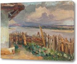  Облачное утро, 1887