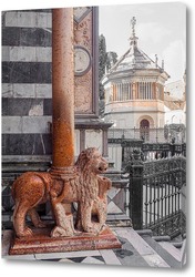   Венецианские львы базилики Санта-Мария-Маджоре