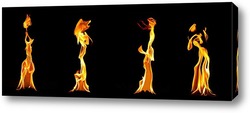   Постер лики огня