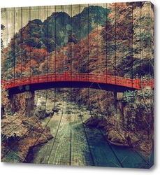   Постер Японский мост