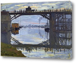   Картина Деревянный мост